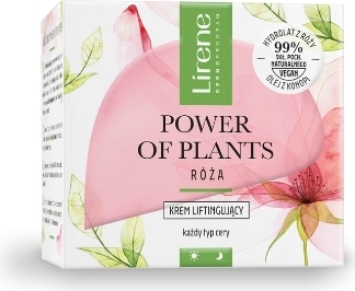 Lirene Power of plants Rose lifting cream, 50 ml - Langes Haltbarkeitsdatum!