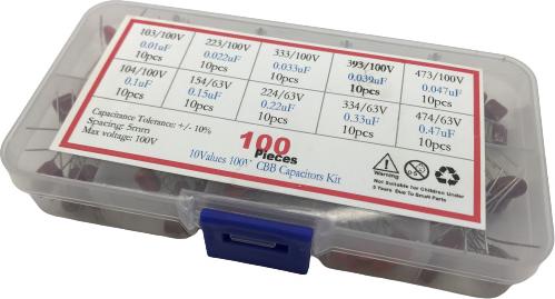 Funduino Folienkondensator Set - 10nF470nF - 100 Teile Folienkondensator Set - 10nF~470nF - 100 Teile