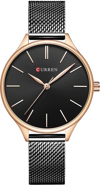 Hodinky CURREN Feminino-Čierna KP6206