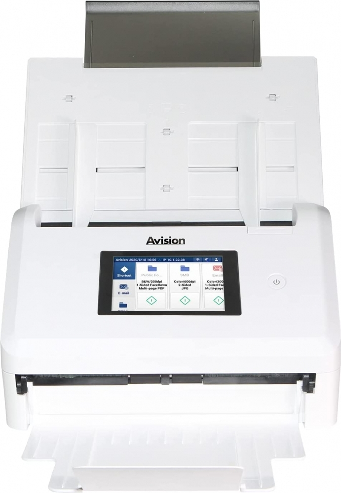 Avision AN335WL A4 Dokumentenscanner 35ppm/USB3.2/Wi-Fi/LAN/ADF50/600dpi - Dokumentenscanner - A4 000-0981-02G