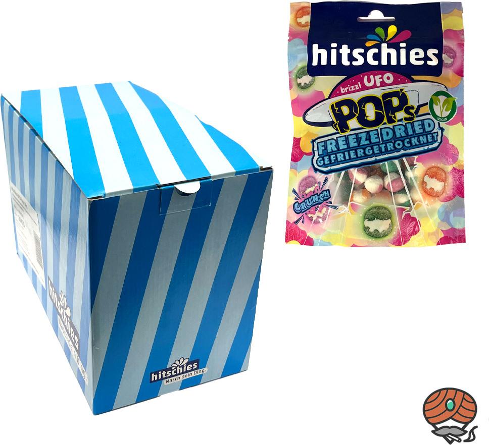 Hitschies brizzl UFOs Pops Freezedried 10x 50g Kiste