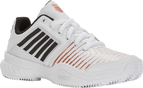 K-Swiss COURT EXPRESS HB WHT/BLK/ROSE GOLD 9