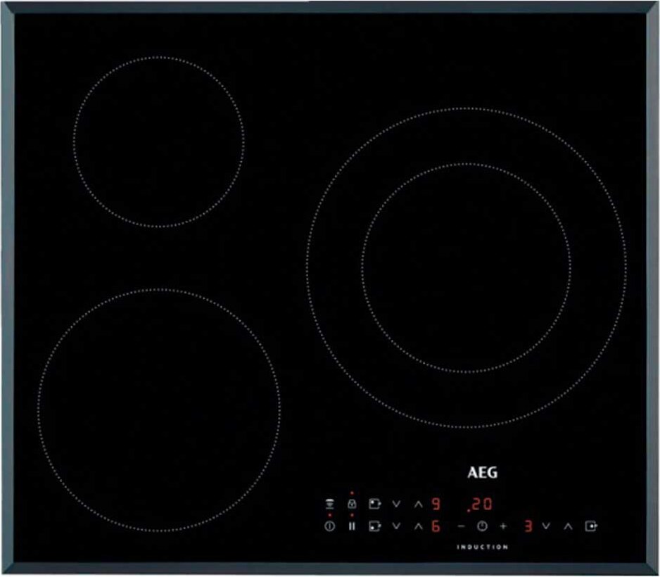 Aeg Ilb63306fb Induktionskochfeld 60 Cm 3 Brennern Schwarz Schwarz One Size