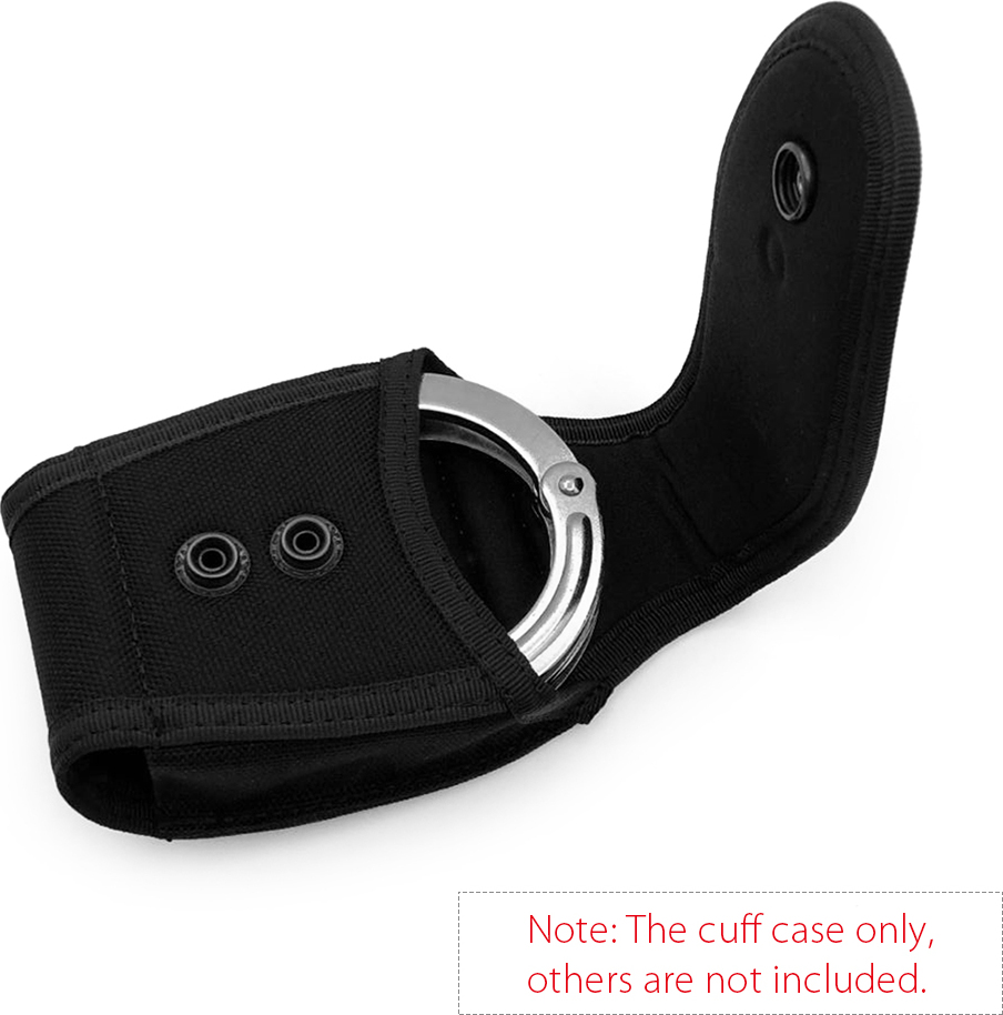 Gistuch Handschellenhalter - Snap-Handschellenh¹lle mit G¹rtelschlaufe, ideal zur sicheren Aufbewahrung und schnellen Zug?nglichkeit von Handschellen