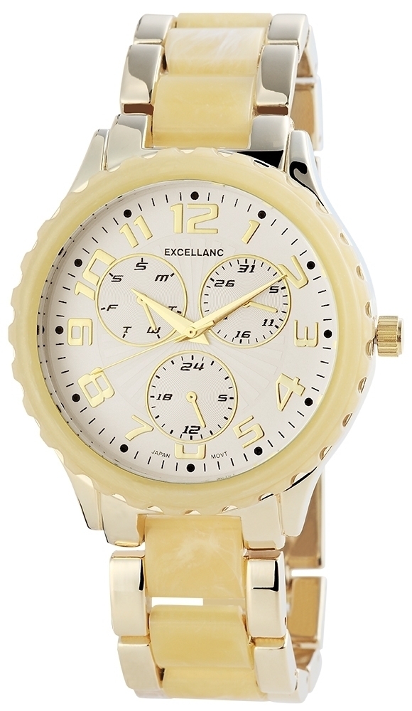 Excellanc Damenuhr mit Metallarmband 152802500019