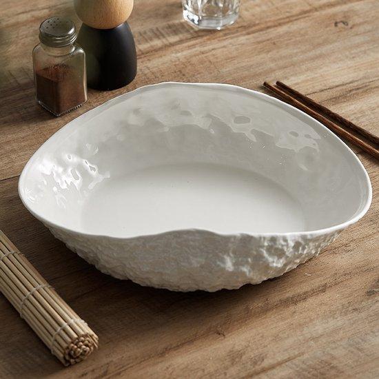 OEM Keramisch Tischplatte mit Felsmuster (20 cm) - Weiß, künstlerisch, rücksichtsvoll 2026