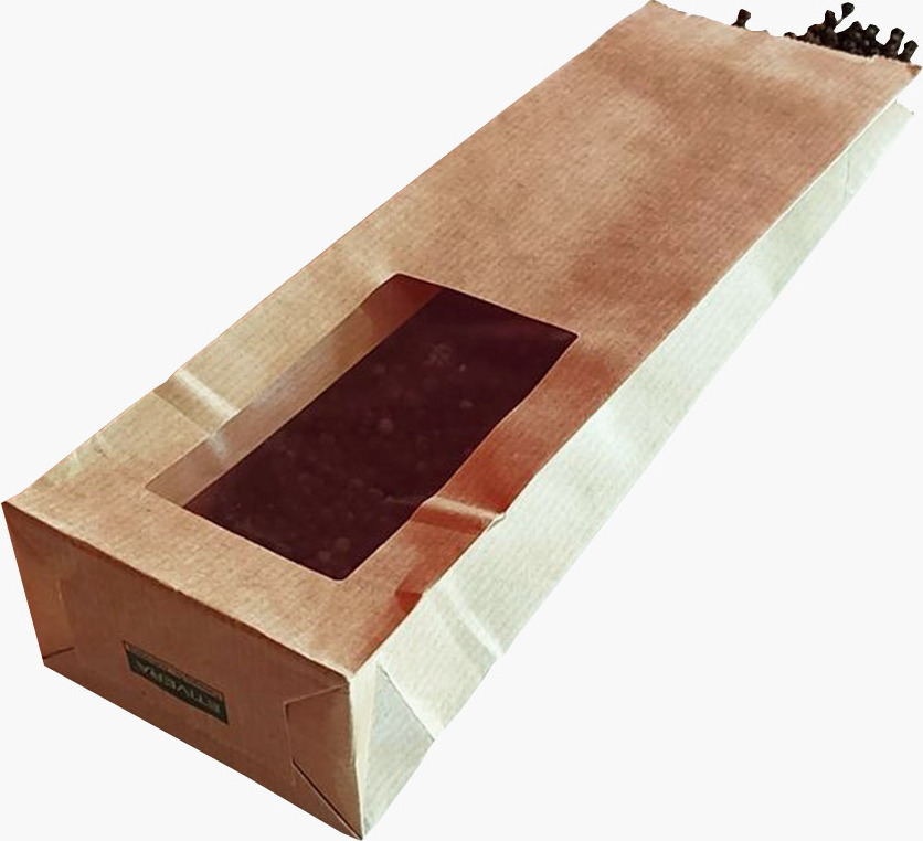 Marina Billwitz 25 Teetüten Natur mit Fenster für ca. 250-500 Gr