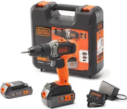BLACK+DECKER Black & Decker BCD003MEM2K-QW vŕtačka 1400 ot/min bez kľúča čierna, oranžová