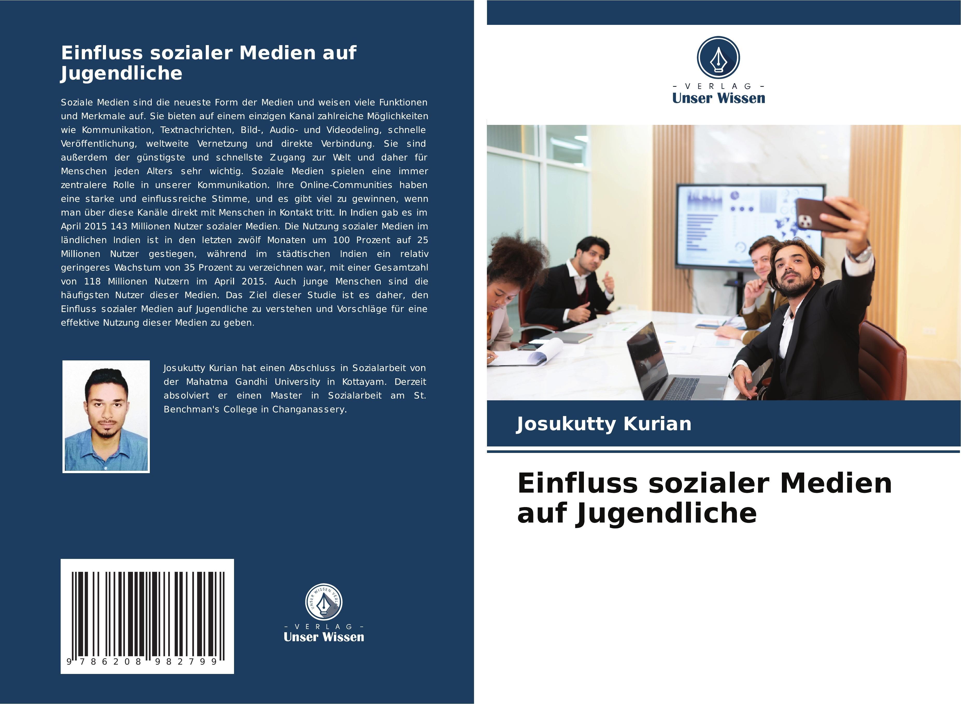 Sonstige Verlage Einfluss sozialer Medien auf Jugendliche