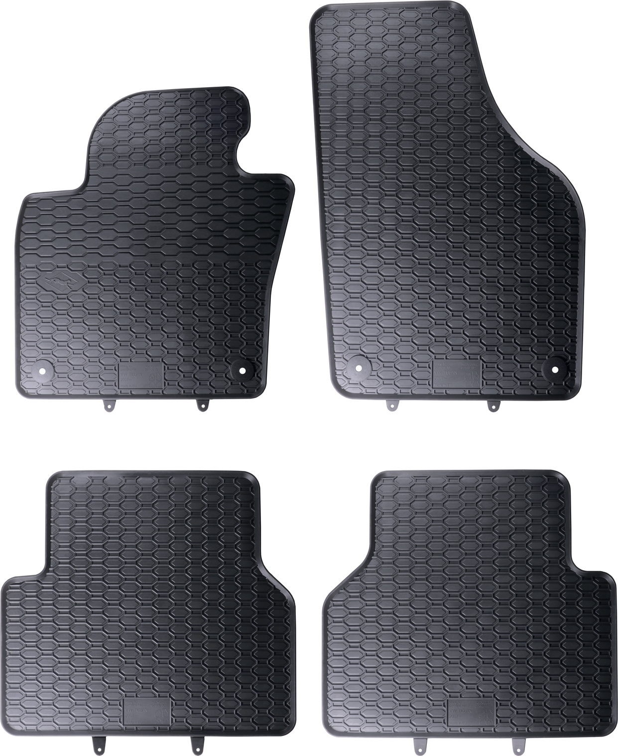 Gummifußmatten Set für VW Tiguan 1 5N | Kaufland.de