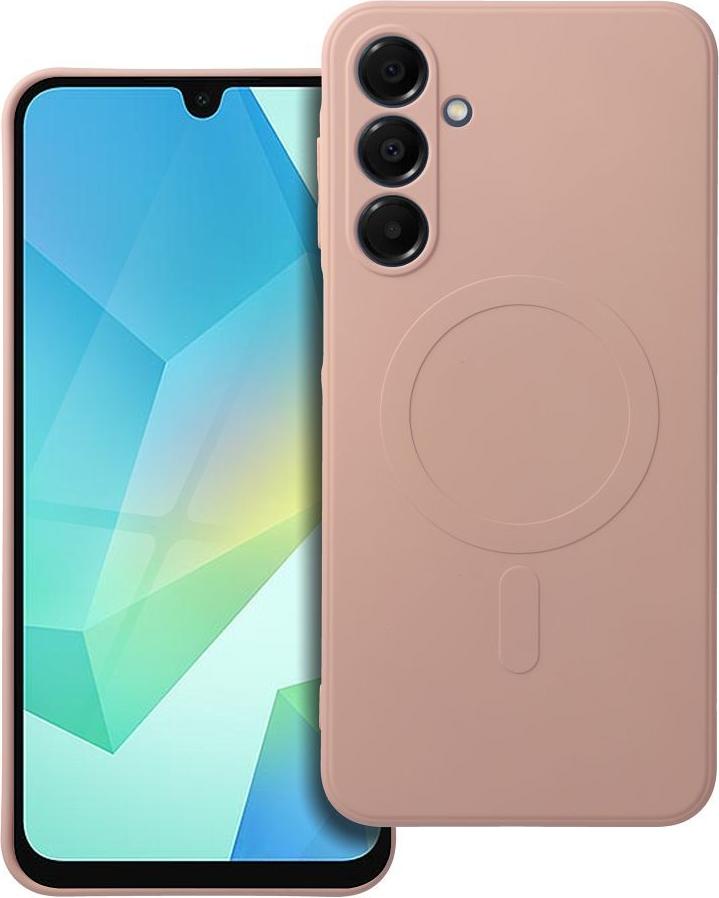 SILIKÓNOVÝ KOBEREC na mobilný telefón kompatibilný s MagSafe vhodný pre SAMSUNG A26 ružový