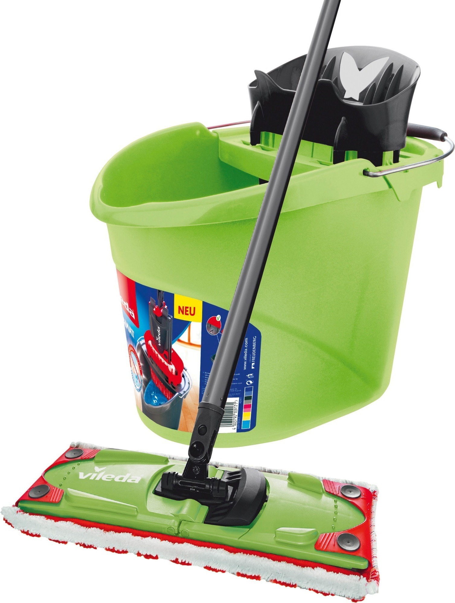Gewerbe Wand-WC Waschraum Bodenwischer Eimer Waschb Produktbild-Vorschau 3