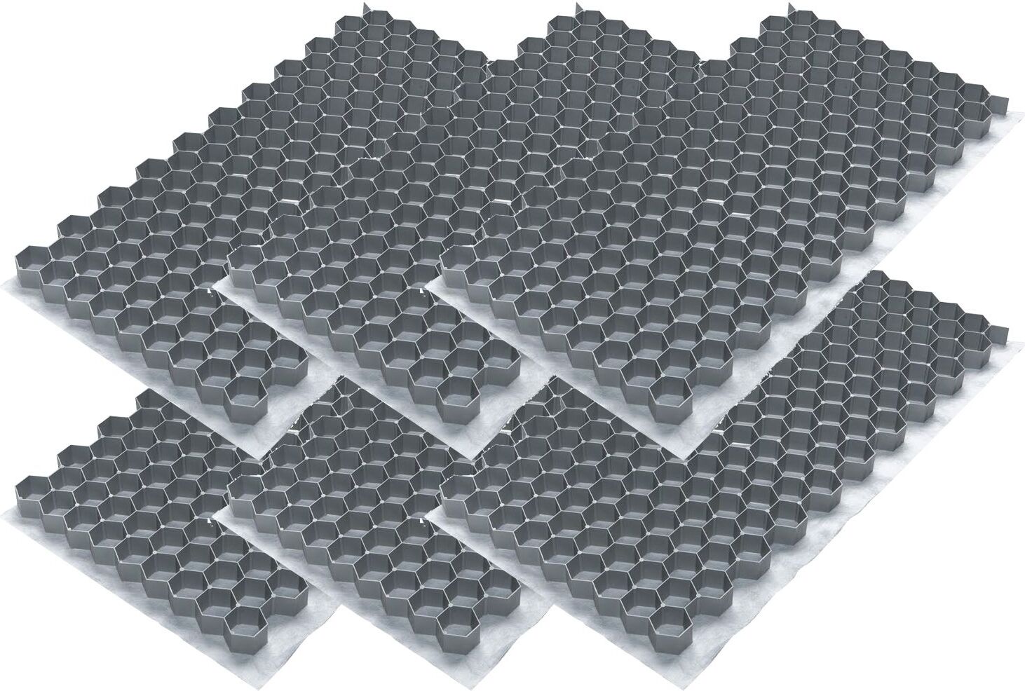 6x BERA Kiesstabil für ca. 1,8qm Kieswabe Kiesgitter Kiesbegrenzung Kiesstabilisierung 1100207-6