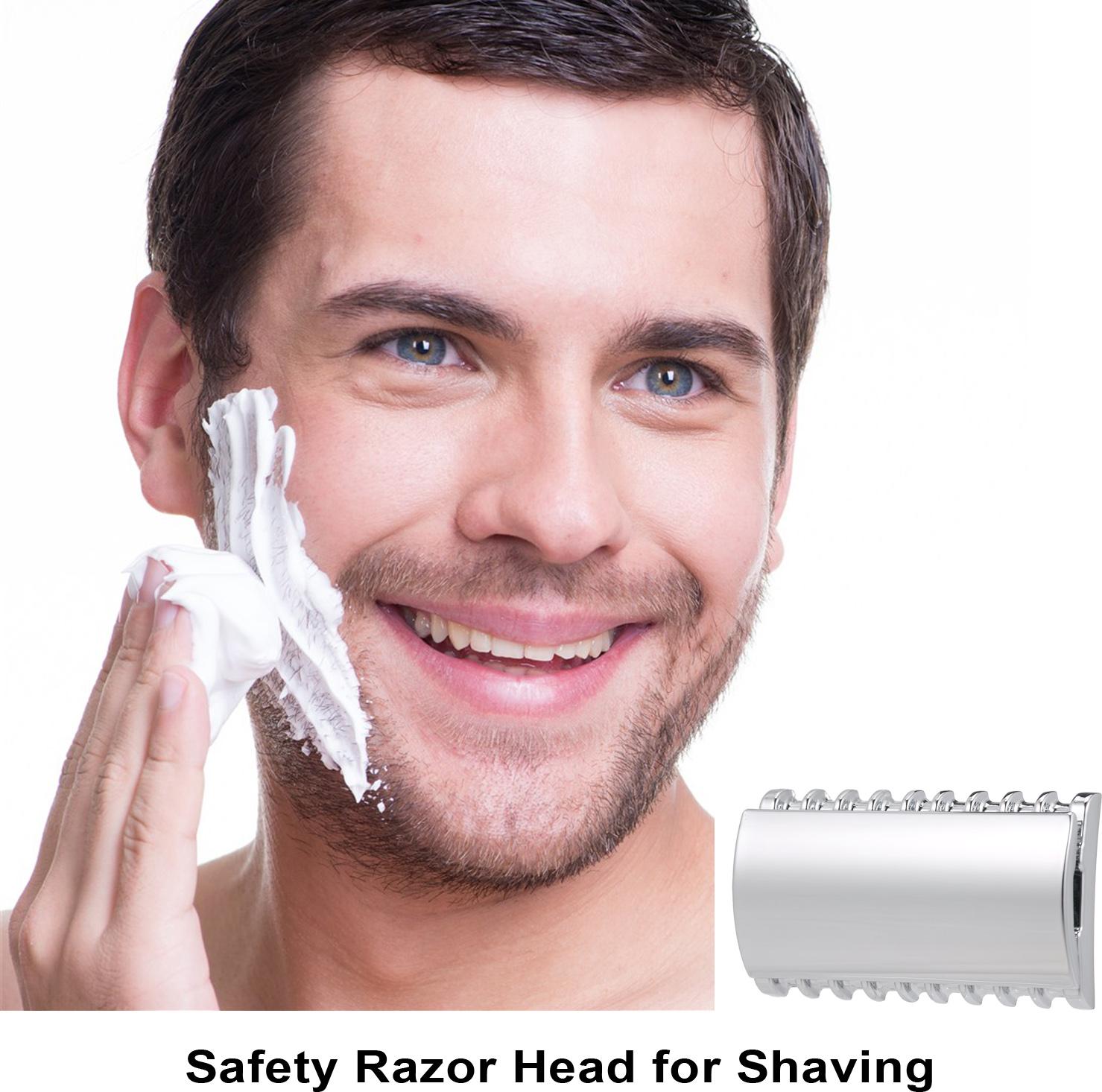 Gistuch Rasierhobelkopf zum Rasieren, offener Kamm, zweischneidig