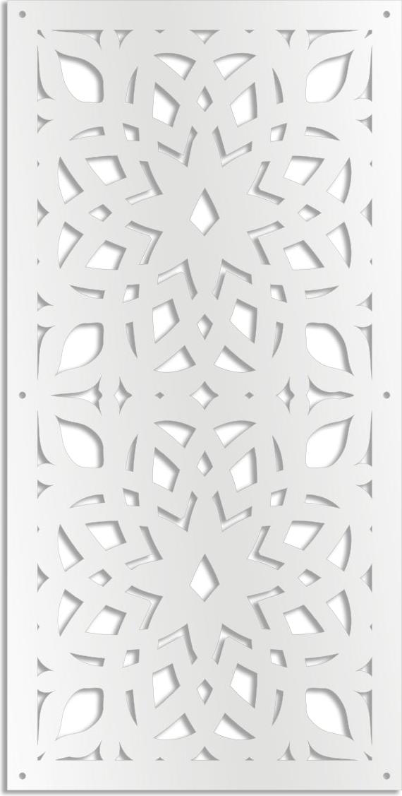 SIGNORBIT BOLERO – Perforiertes PVC–Panel – Sonnenschutz 47x94 cm weiß