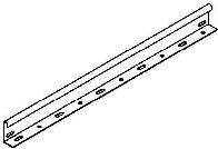 OBO Trennwand 45x3000 - Kabelrinnen-Trennprofil 3000 mm TSG 45 FS