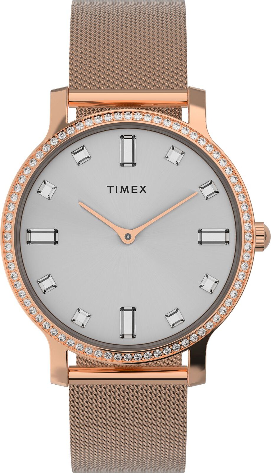 Dámske hodinky Timex Transcend - Elegantné hodinky s kryštálmi