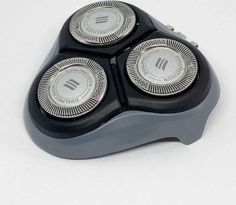 MCBOSON Ersatzscherköpfe für Philips Rasierer Ein neues Rasiererlebnis Rasierzubehör, Geeignet für HQ8 PT860 PT730 PT735 AT890 PT736, grau PT726