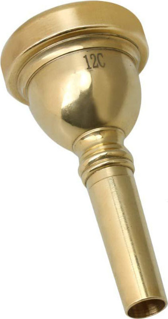 INF 12C Tenorposaune Mundstück, Posaune Mundstück Gold 335005