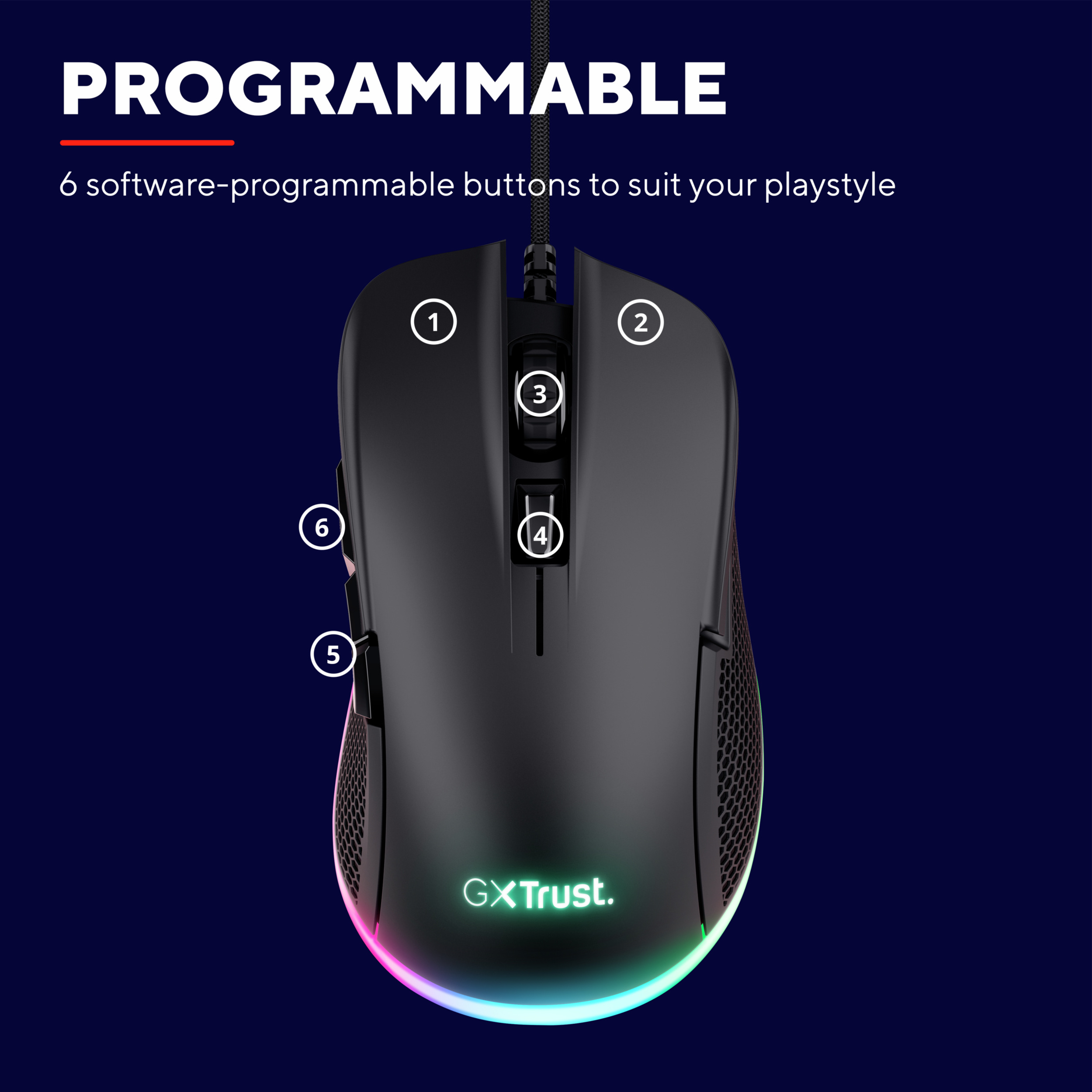 Trust Gxt922 Ybar Gaming Mouse Eco 24729