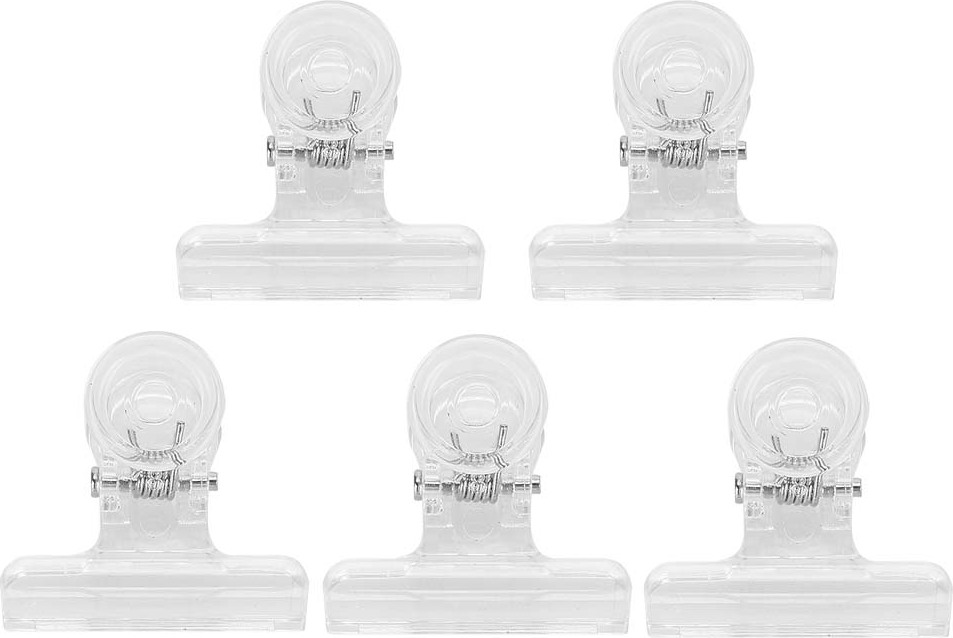 Gistuch 5 Stück C-Kurve Nagelverlängerungsclips, multifunktionales Kunststoff-Kunstzubehör, transparent