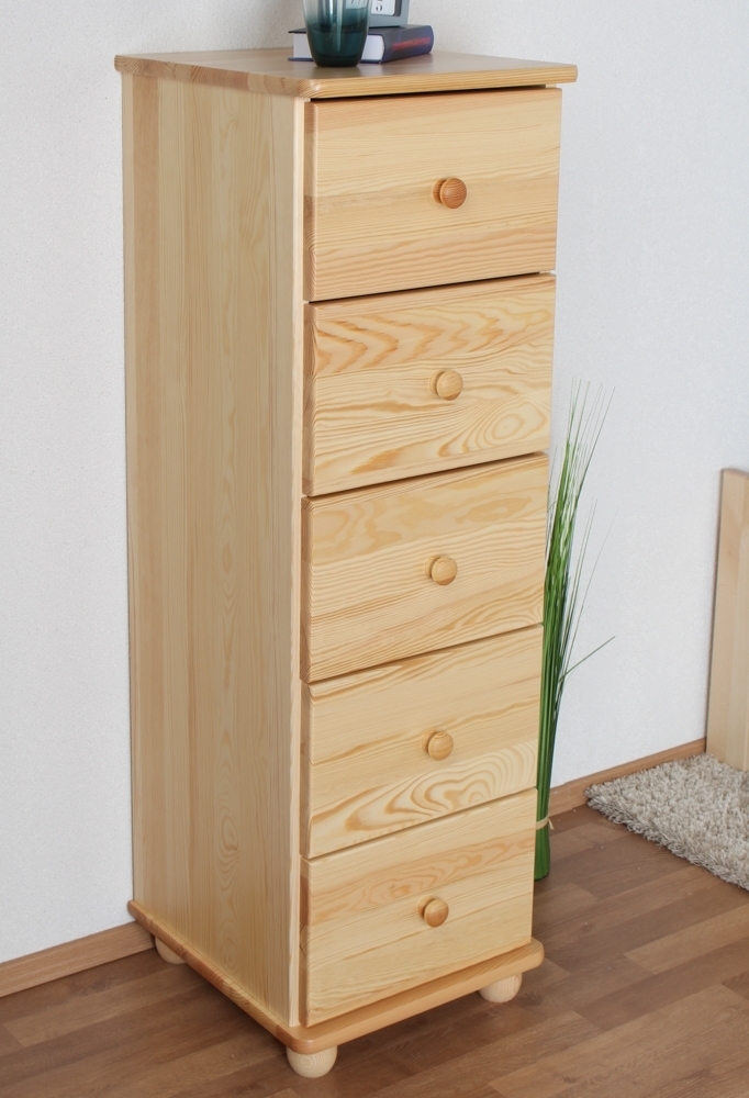 Steiner Shopping Hohe schmale Kommode Kiefer