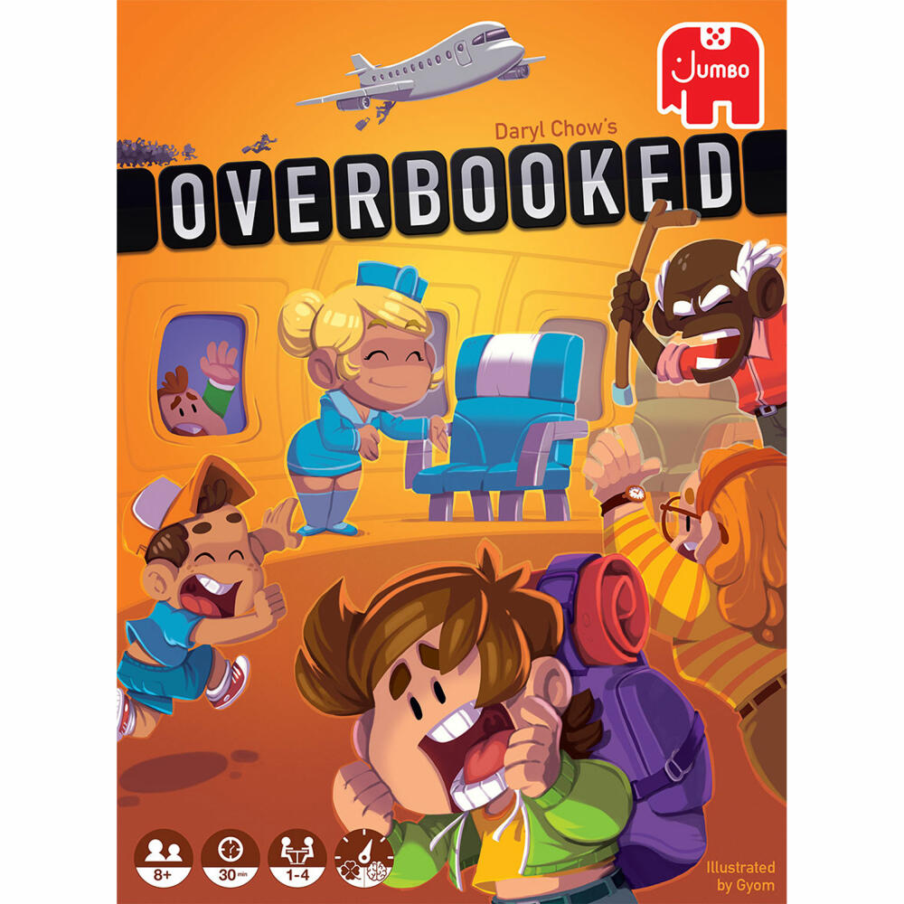 Jumbo Spiele Strategiespiel, 19738, Overbooked
