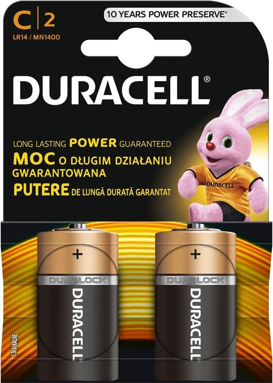 Duracell BATTERY DURACELL C&B MN1400 C 2TK