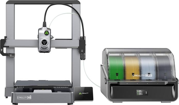 Creality Hi Combo 3D-Drucker silber/schwarz 3D Drucker+ CFS