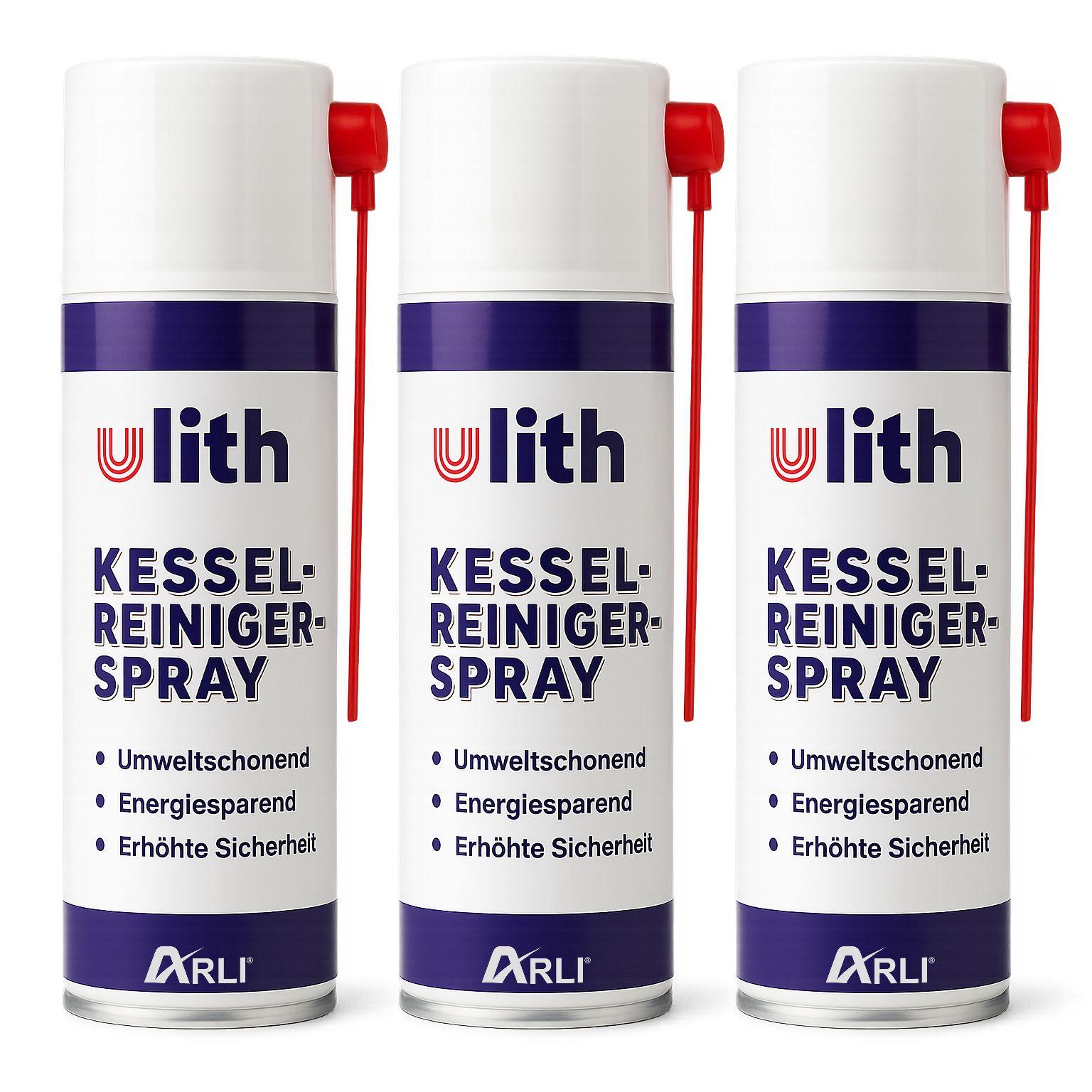 ARLI Set: 3x Kesselreiniger Spray 500 ml Universal Kessel Reiniger Spray für Gas- und Ölbrenner 16084.2