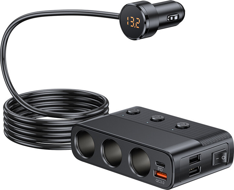 Omegon Power Hub C28 3x 12V + 4x USB