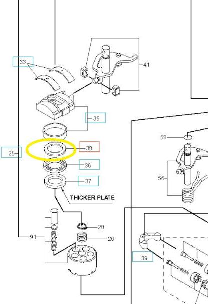 Platte K62/66 Husqvarna 535414689