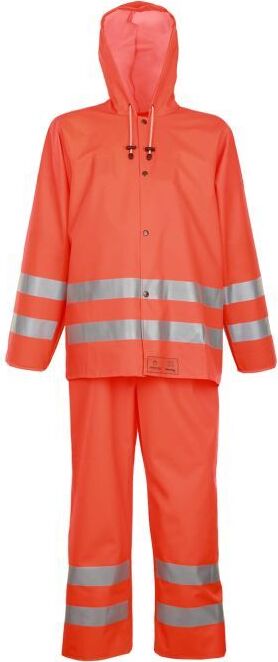 AJ Group - PROS PROS Reflektierende Kleidung 1101/1011 Regenkleidung WASSERSCHUTZKLEIDUNG Wasserdicht Orange, 52