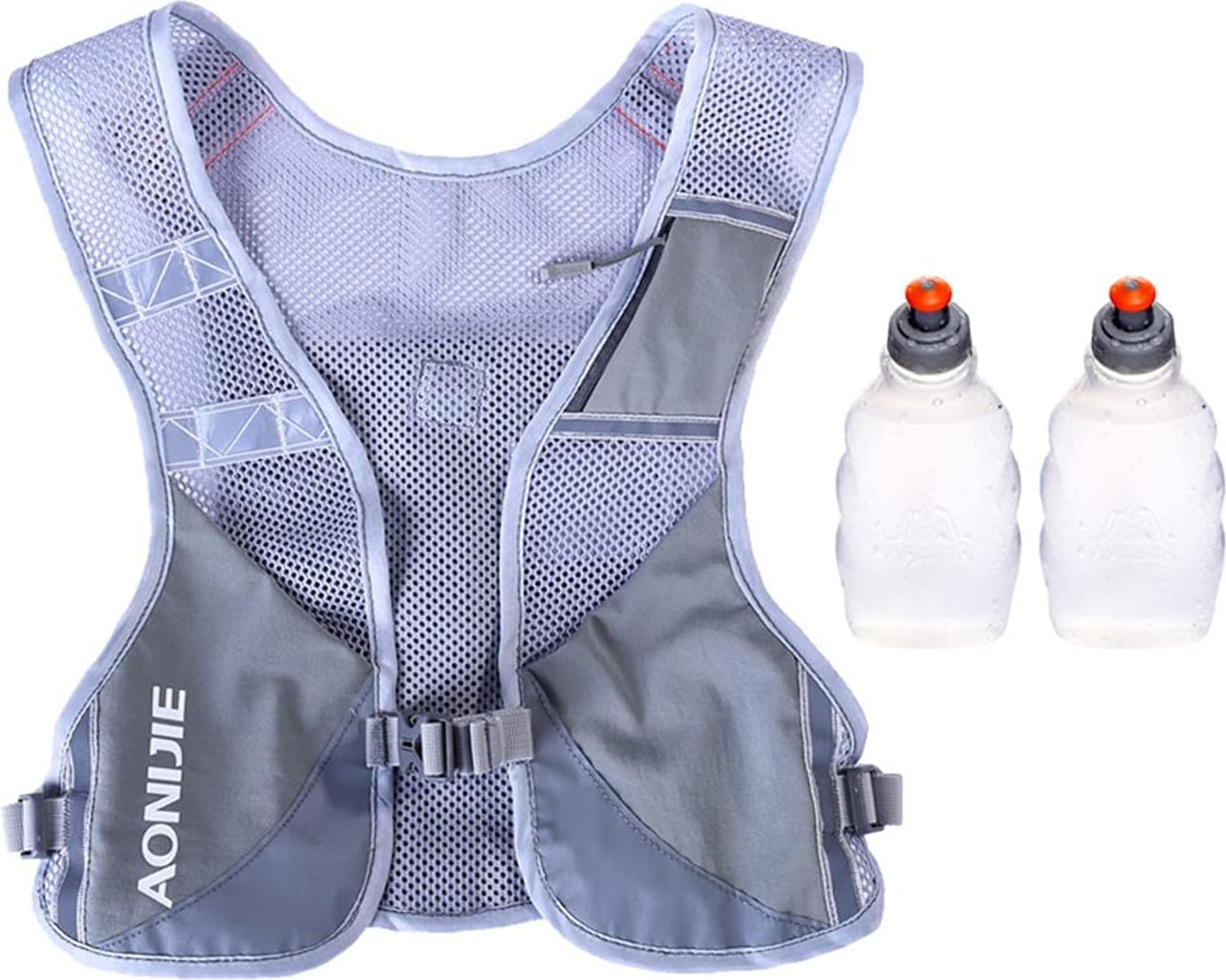 Markenlos Ultralight reflektierender Trinkrucksack für Marathonläufer - für Damen und Herren