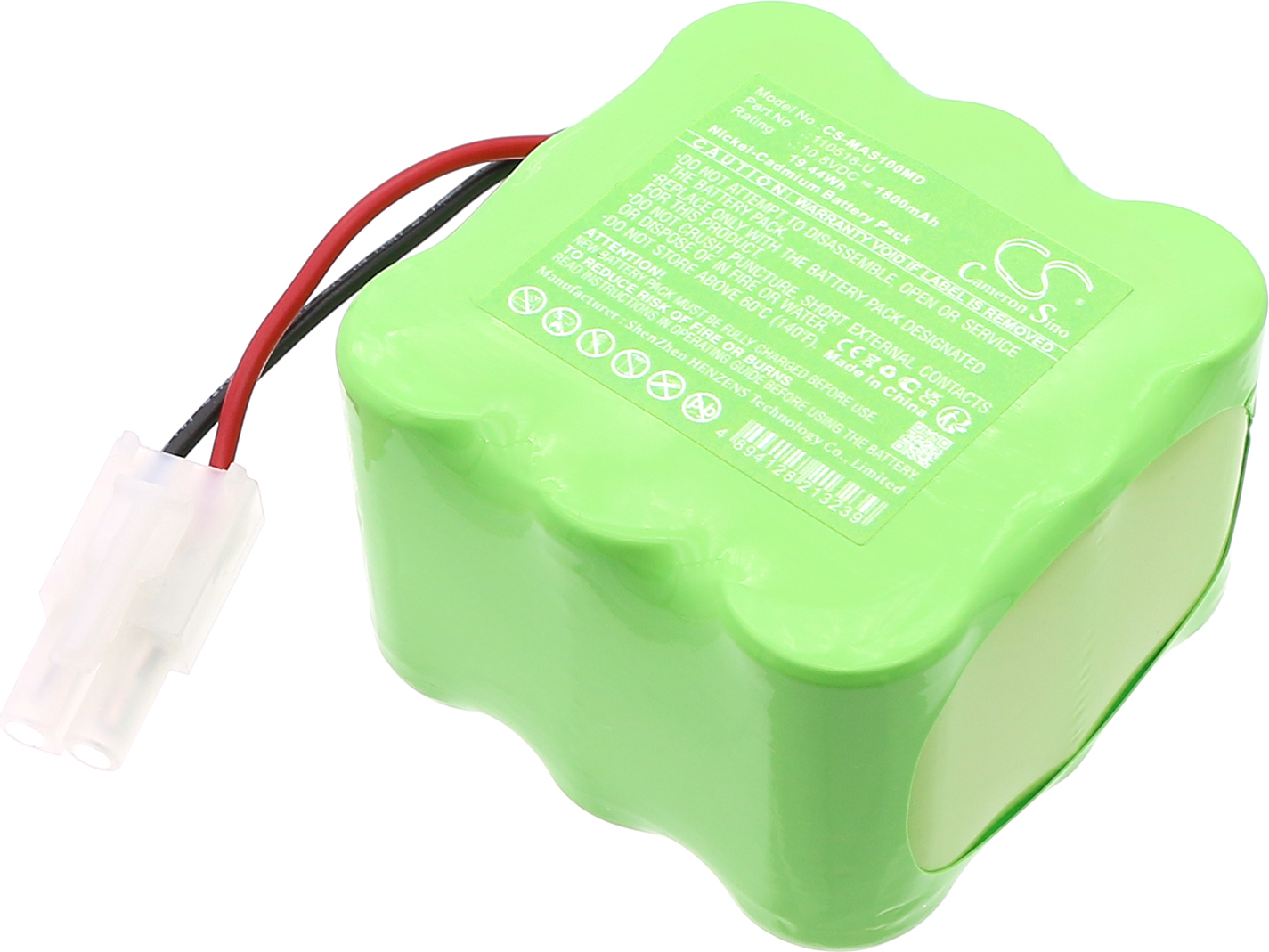 TECHTEK Akku Kompatibel mit [BioControl] Air Sampler MAS-100, MAS-AC-6009, type MAS-AC-7009, für [Merck Millipore] Air Sampler MAS-100, MAS-AC-6009,