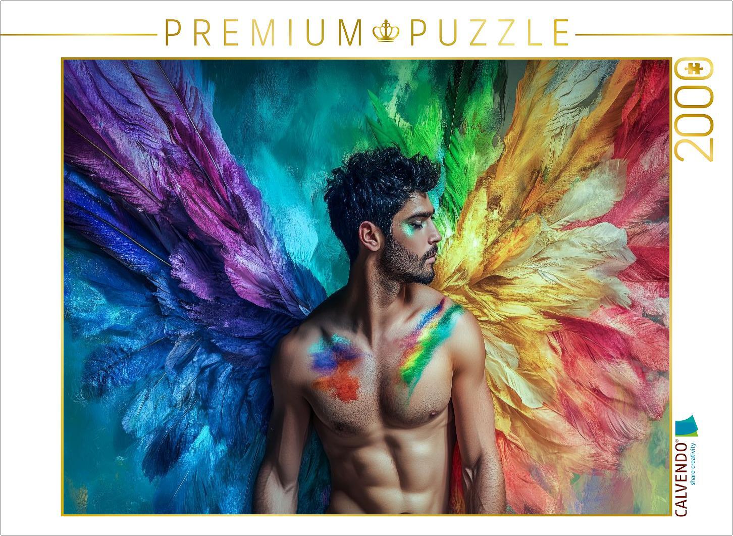 CALVENDO Puzzle Unsere Liebe braucht keine Erlaubnis – nur Mut | 2000 Teile Lege-Größe 90x67cm Foto-Puzzle für glückliche Stunden