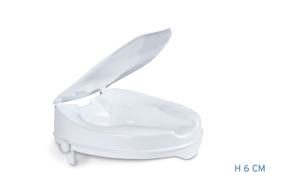 Moretti Toilettenerhöhung - 6 cm hoch mit Deckel RP410-6