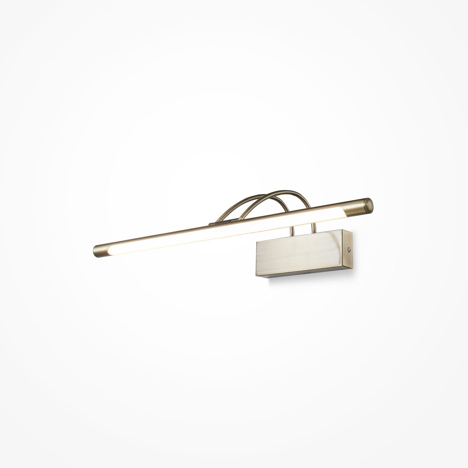 Licht-Erlebnisse LED Bilderleuchte Metall B: 55 cm in Bronze länglich 3000 K warmweißes Licht 800 lm Modern Bilderlampe