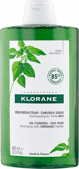 Klorane, Shampoo mit Bio-Brennnessel, 400 ml - Langfristig!