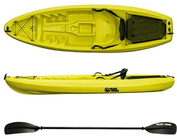 Kaitts Galaxy Kayaks Tourenkajak REEF Sit on Top, Farbe Galaxy Kayaks::gelb NEW-14479