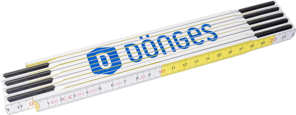 Dönges Holz-Gliedermaßstab 2 m (Messtechnik Gliedermaßstab Gliedermassstab)