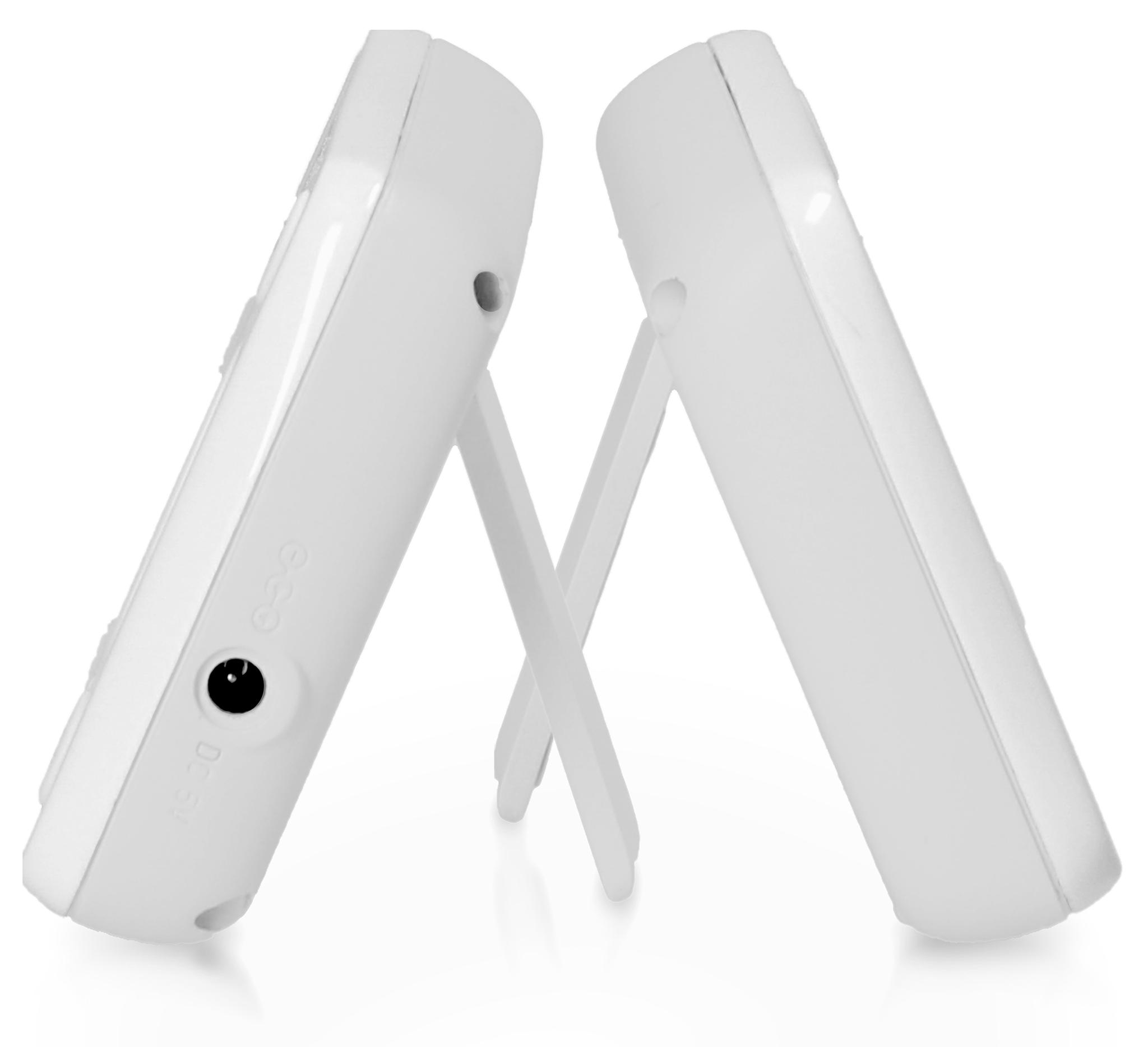 Alecto Babyphone mit Kamera und 2,4"-Farbbildschirm Weiß A005448