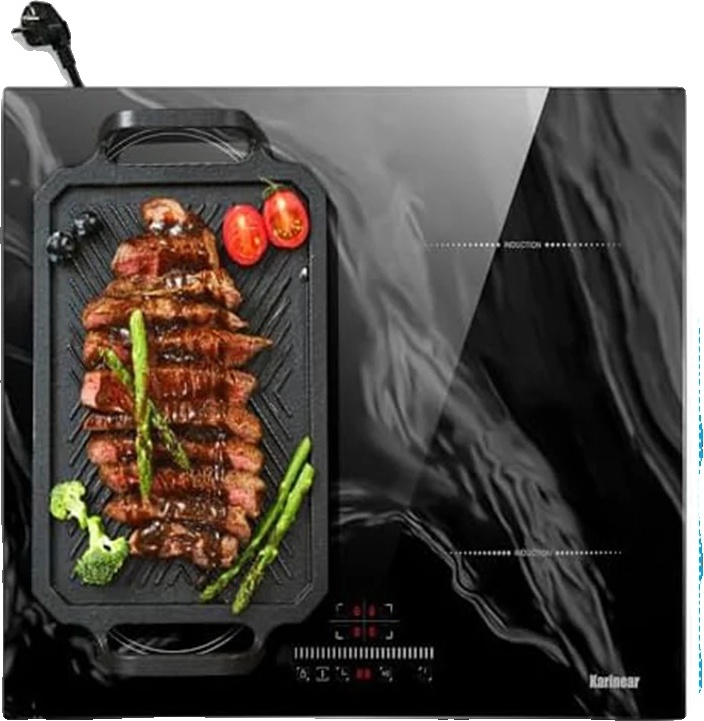 Indukčná varná doska, 4 varné zóny, dotykové ovládanie, bezpečnostný zámok