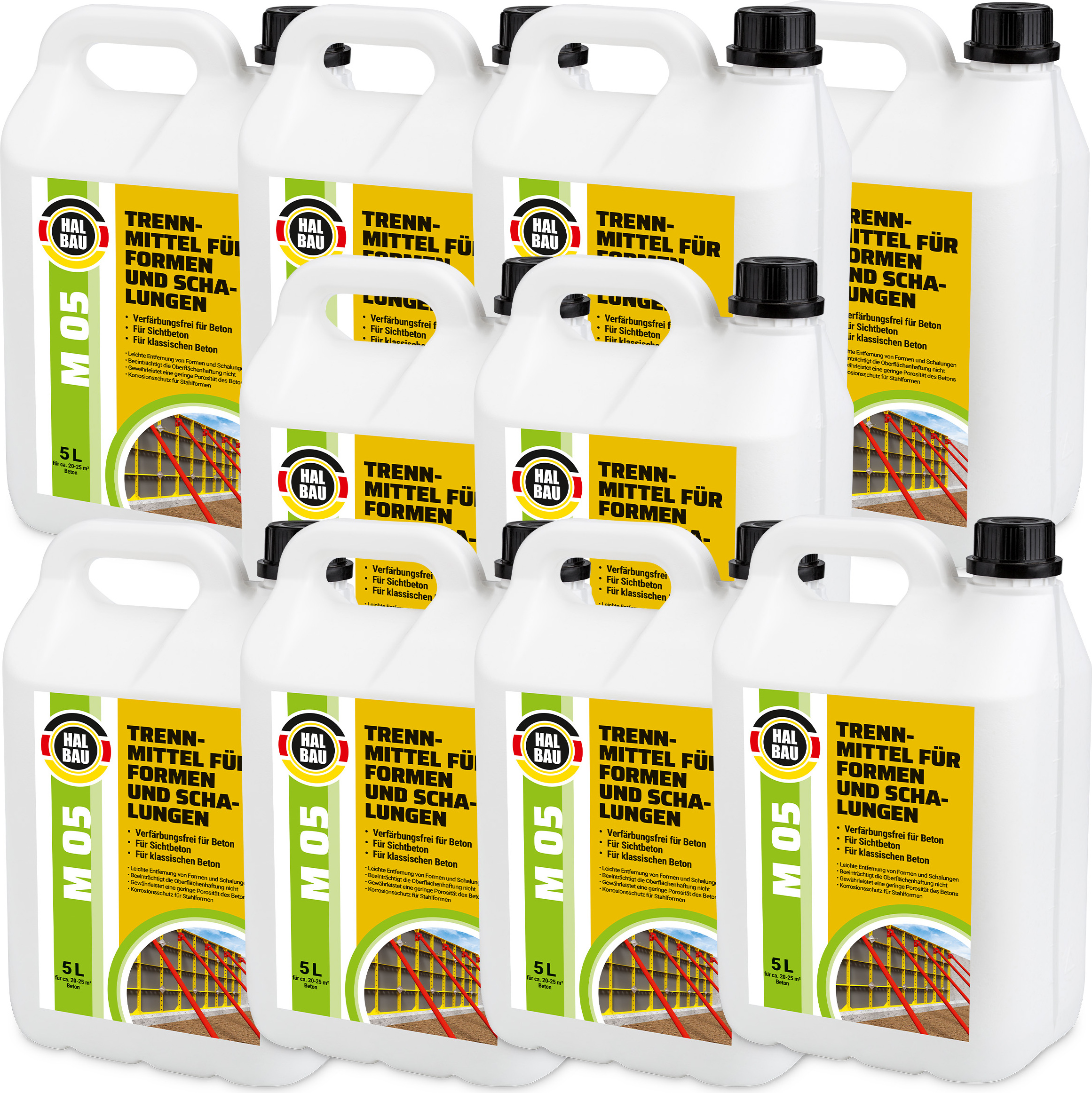 Trennmittel 50L für Schalungen Formentrennmittel für Gips Beton Mörtel Schalungsöl M05