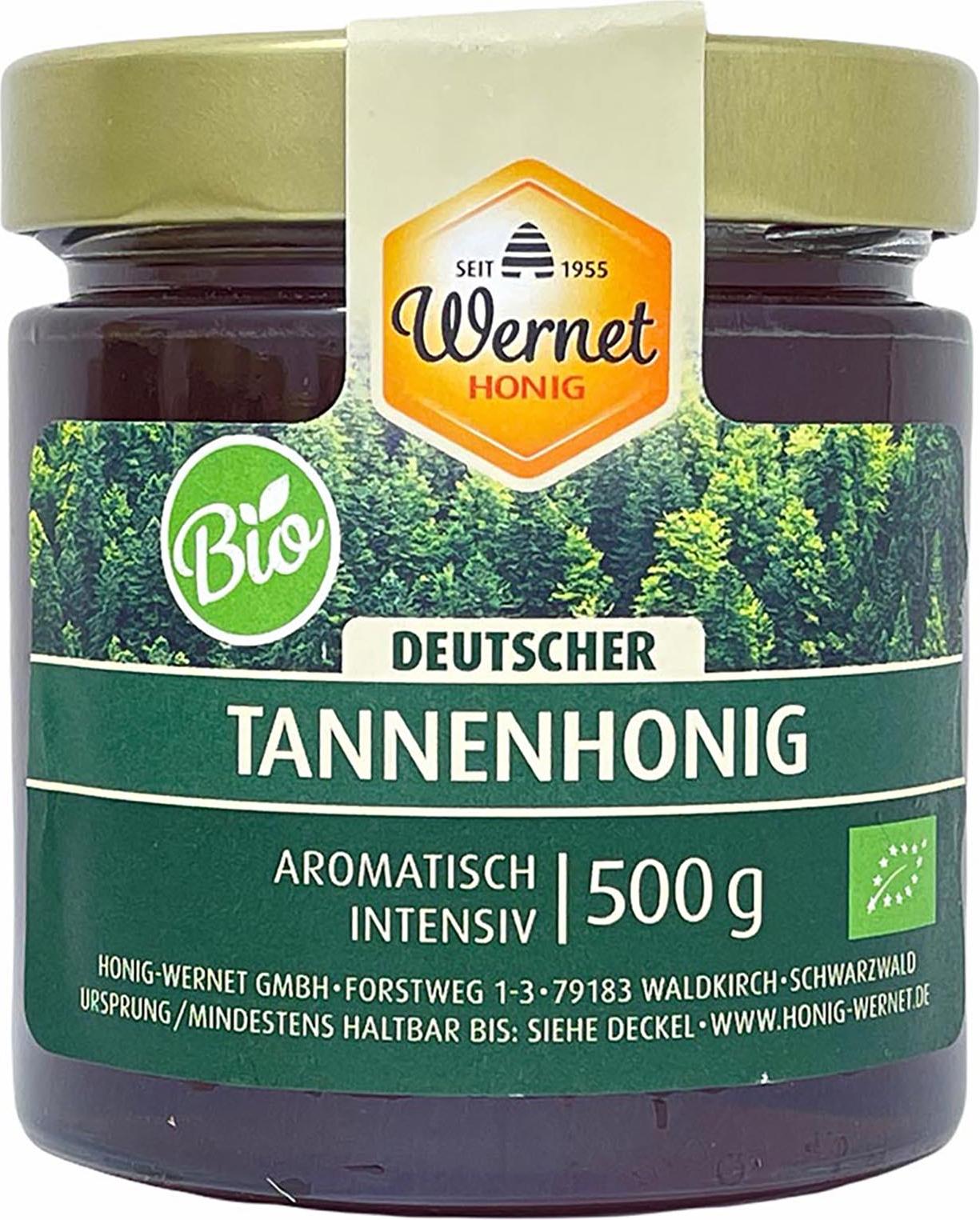Honig Wernet -Tannenhonig aus den Schwarzwälder Tannenwäldern: im 500g Glas 242