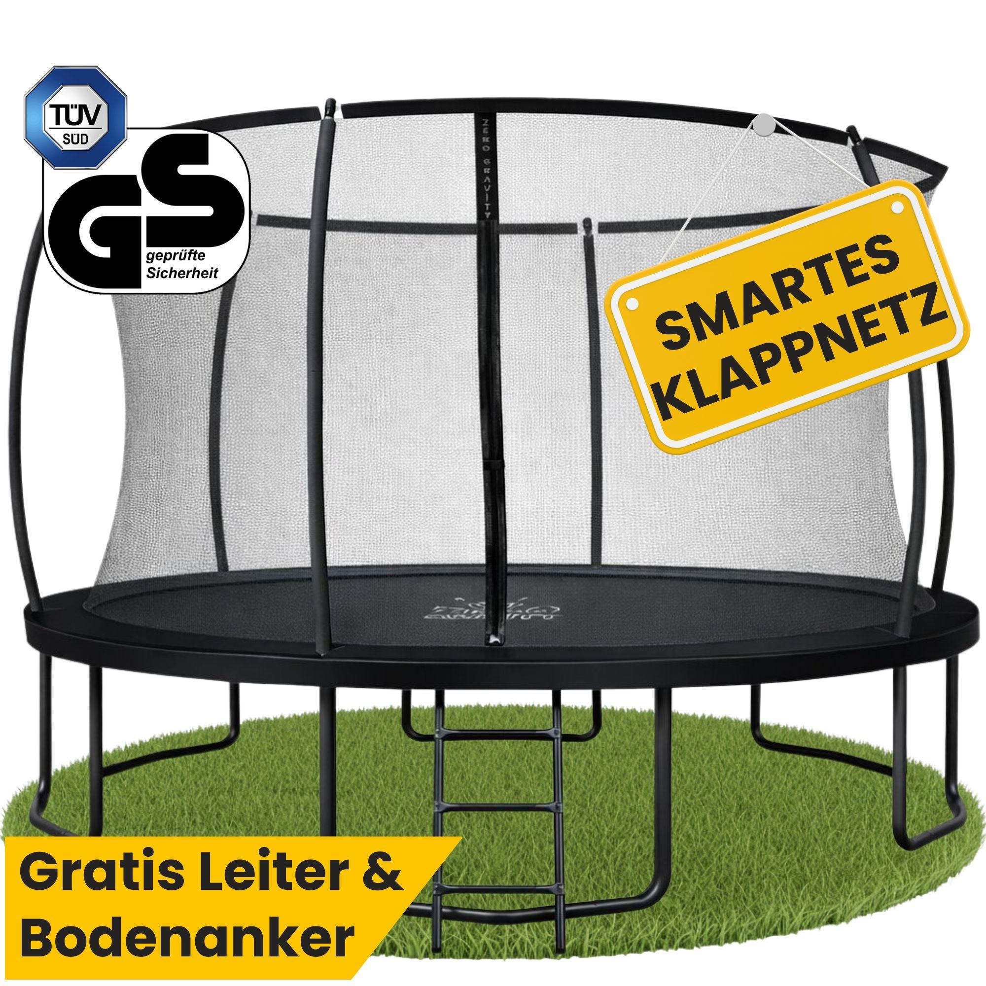 Trampolína Zero Gravity Ø 366 cm vrátane rebríka – nosnosť do 150 kg