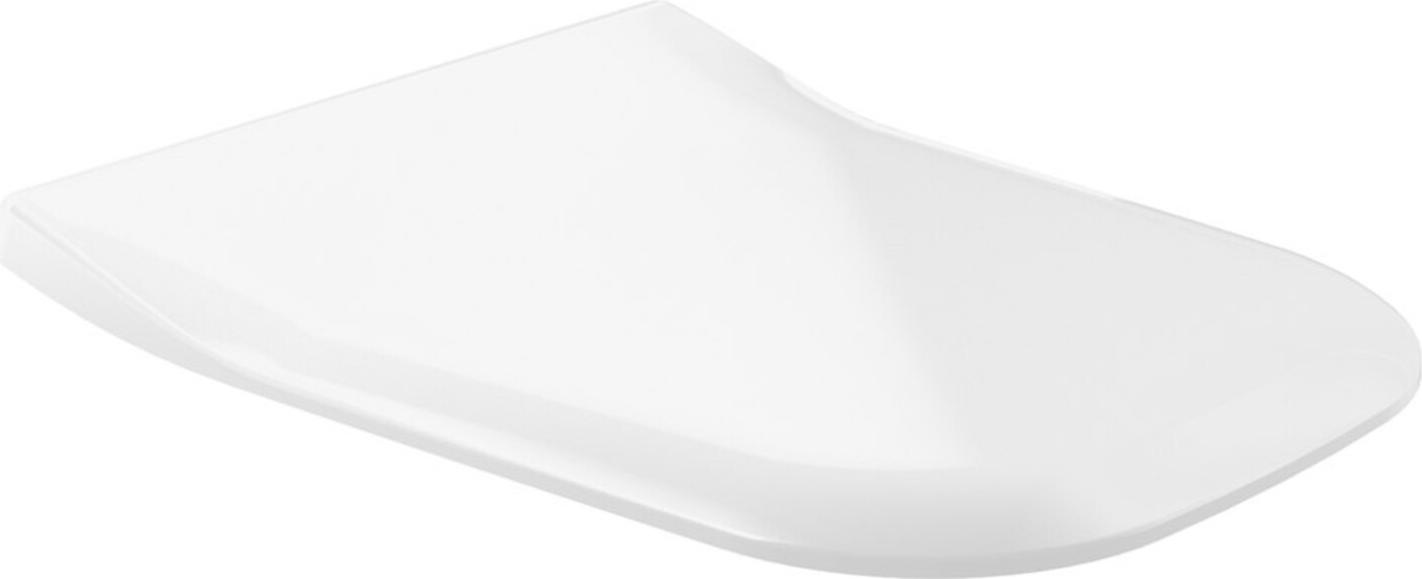 Villeroy & Boch Joyce WC-Sitz SlimSeat 9M62S1 mit Quickrelease und Softclosing Funktion - Weiß Alpin - 9M62S101