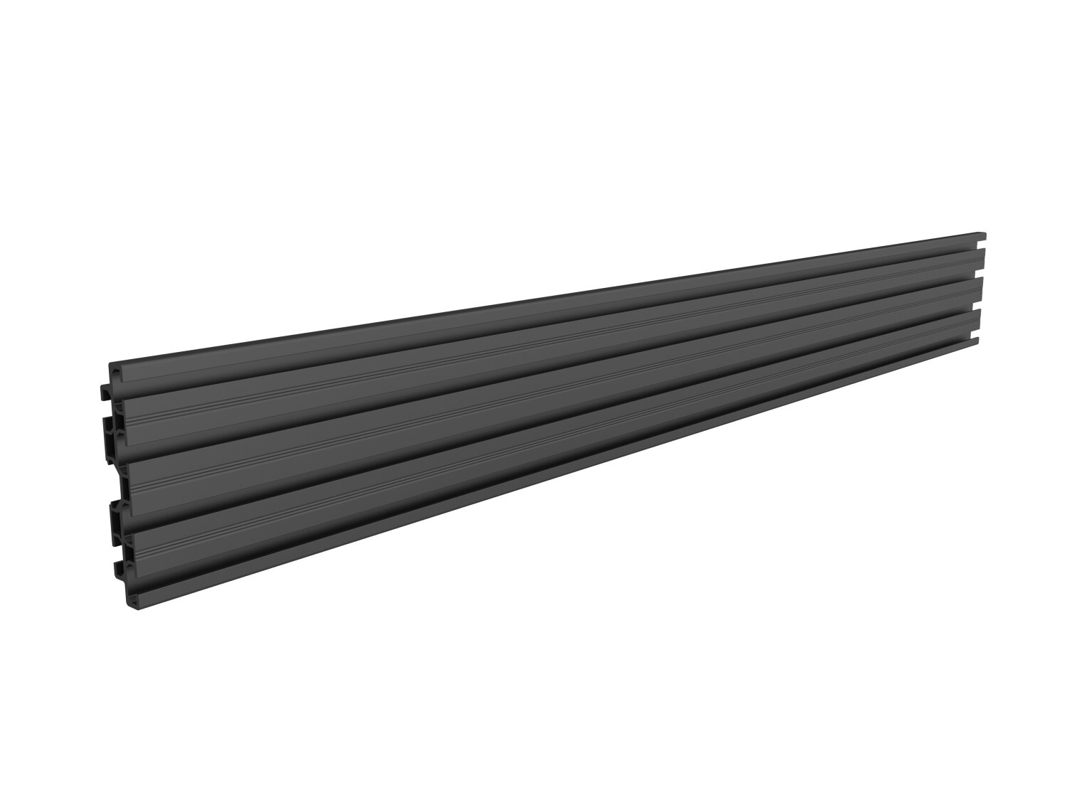 Multibrackets 8021, koľajnica, Čierna, Hliník, Múr/stožiar, 2,17 kg, 1000 mm