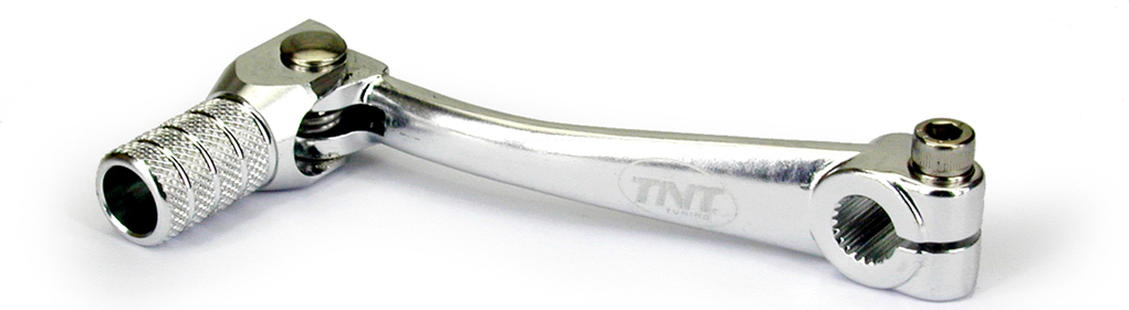 Radiaca páka TNT zasúvacia hliníková pre HRD Sonic Enduro SM, HM CRE Derapage RR Motorhispania YR11 VTVDV1CE20101 Six Competition MBK X-Limit rok 1986 - 2017, farba:strieborná