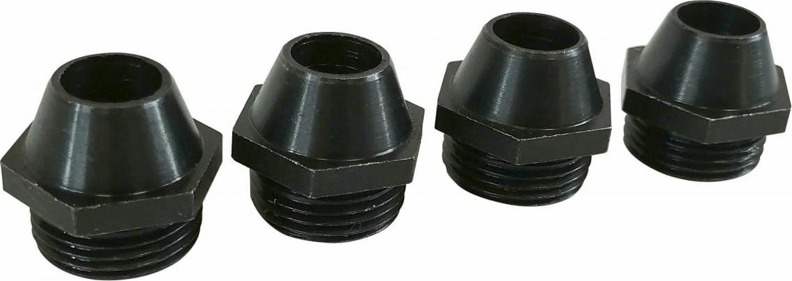 SILVER REDUZIERSTÜCKE FÜR VERPUTZMASCHINEN 7mm, 4er Set.